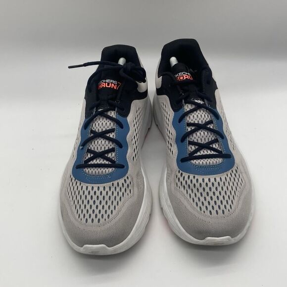 Mens Size 11 Skechers Go Run 7.0 Gray/Black Running Athletic Shoes 220644-GYMT - Picture 3 of 11